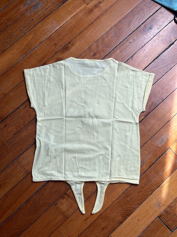T-shirt jaune pale - Disney - photo numéro 4