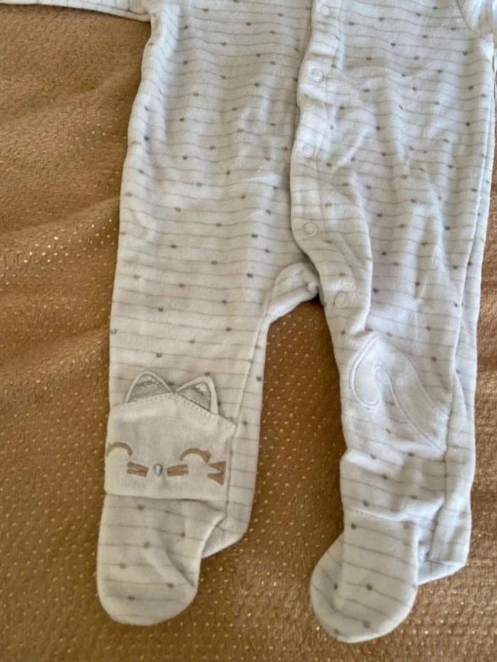 Pyjama, velours 3 mois - photo numéro 2