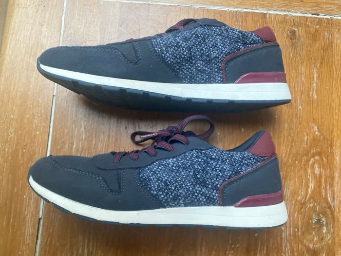 Baskets tweeds bleu marine 36 tape à l'œil - photo numéro 5