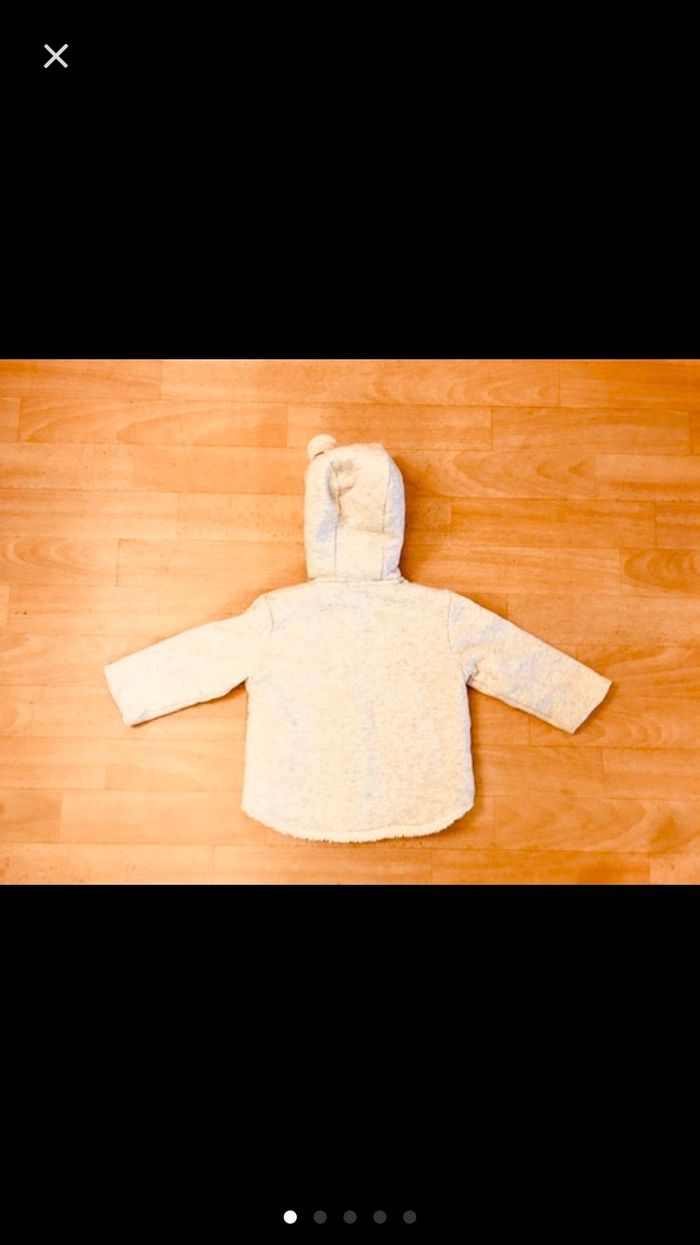 Lot 2 gilets fille taille 18 mois - photo numéro 3