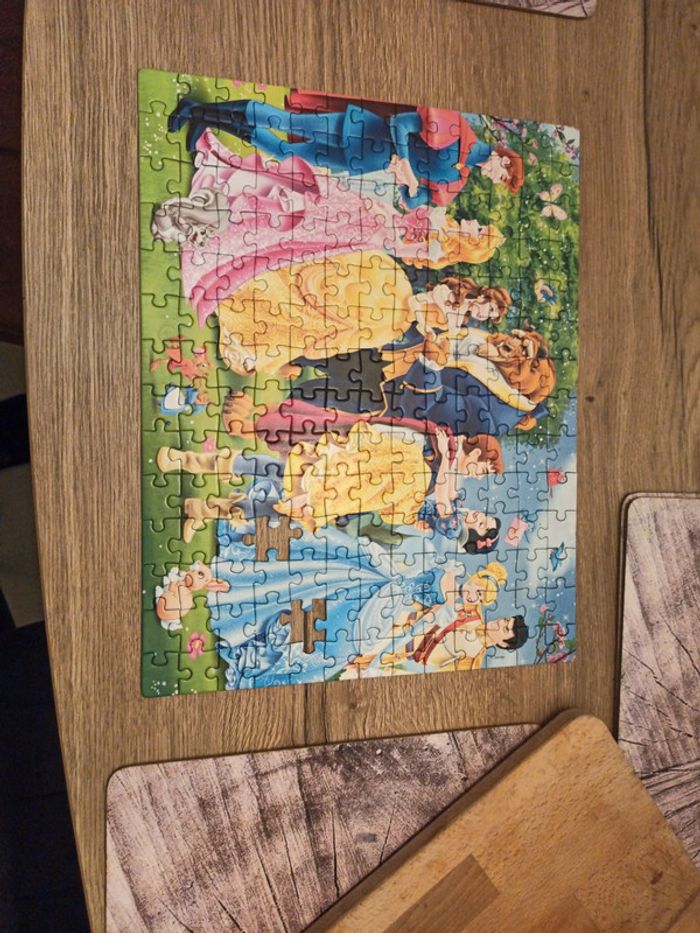 4 puzzles princesse disney - photo numéro 5