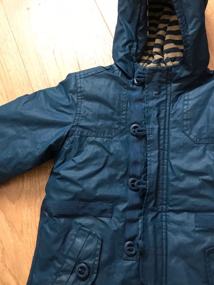Manteau bleu 3 ans comme neuf