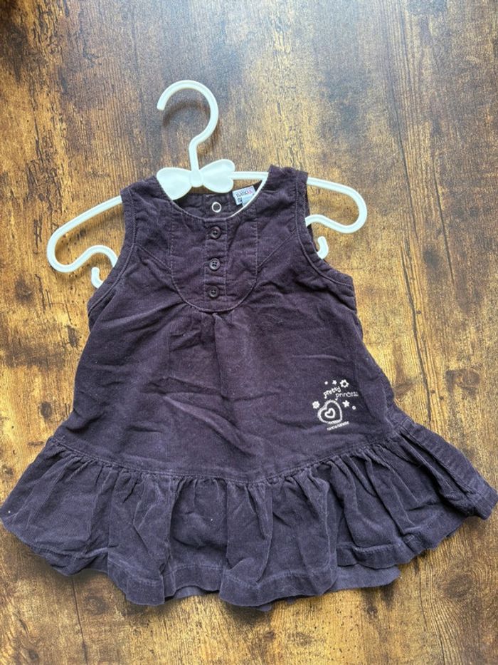 Robe velours 12m