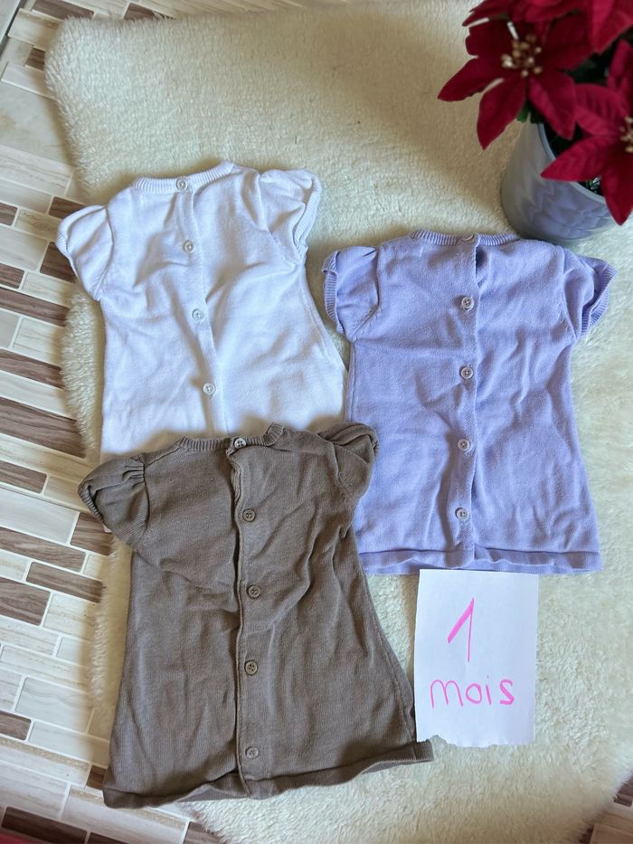 Lot de 3 robes ~ kitchoun ~ 1 mois - photo numéro 3
