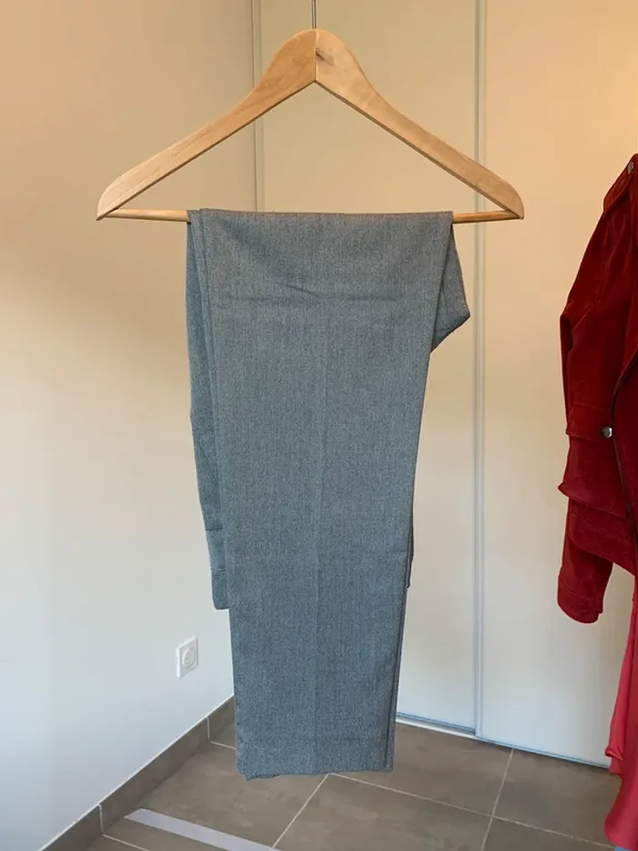 Tailleur pantalon gris Zara taille S/M - photo numéro 7