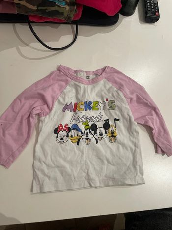 Tee shirt manche longue kiabi Disney 12 mois