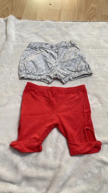 Short Obaibi et legging short Noukies - 12 mois