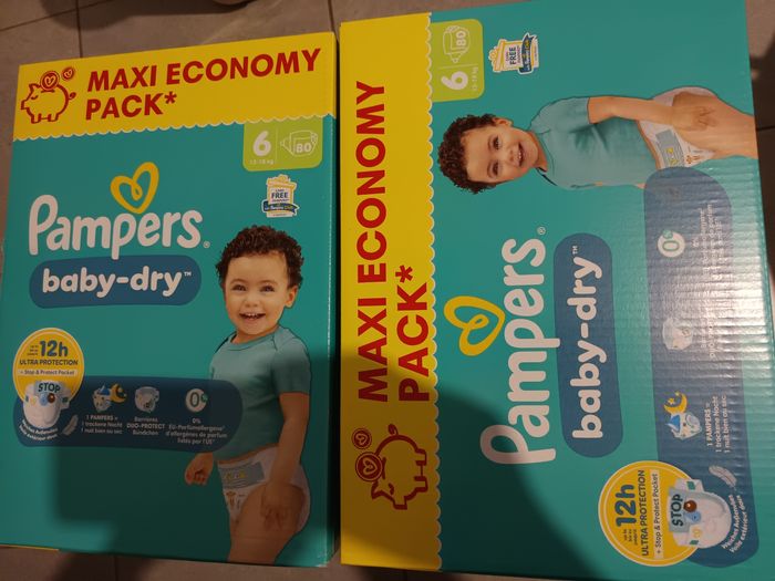 160 couches Pampers  taille 6  neuf jamais ouvert