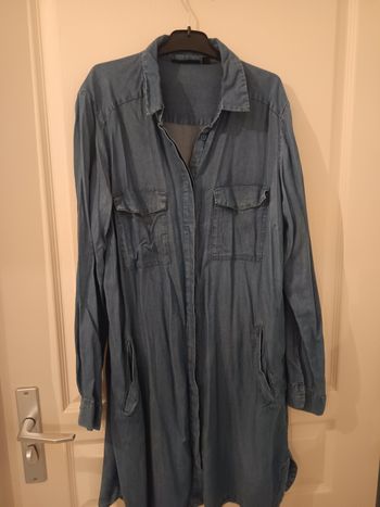 Robe chemise femme style jean