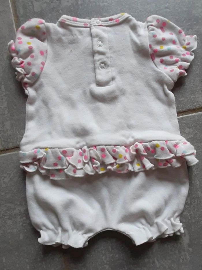 Barboteuse fille pat et ripaton 1 mois - photo numéro 2