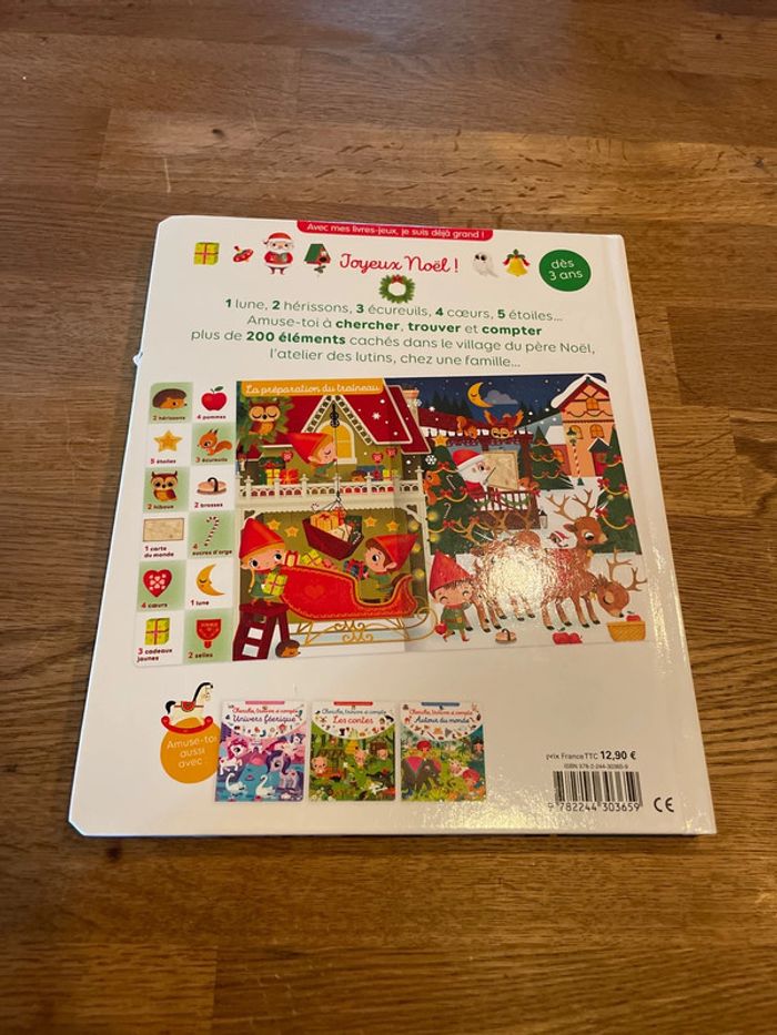 Livre Cherche et trouve et compte Joyeux Noël ! - photo numéro 3