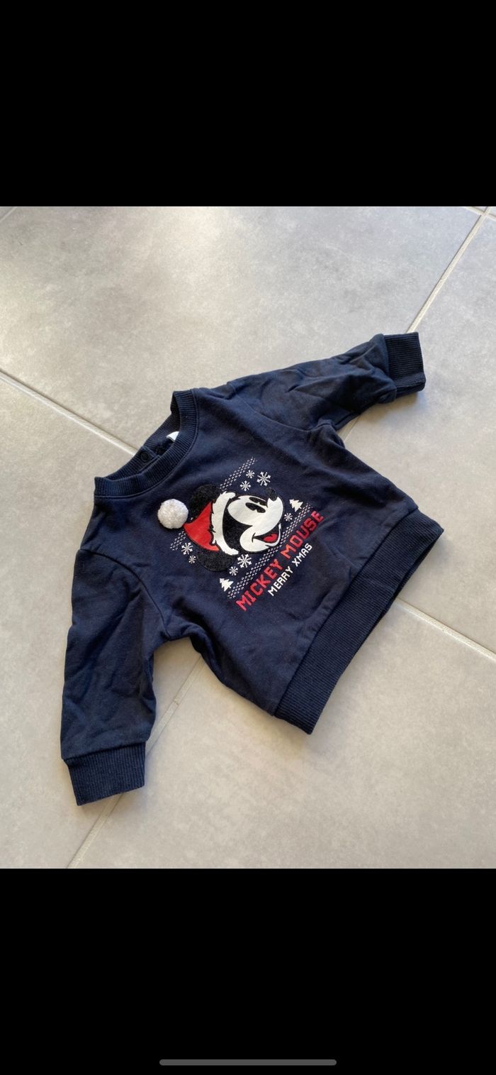 Pull Noël Mickey 3 mois
