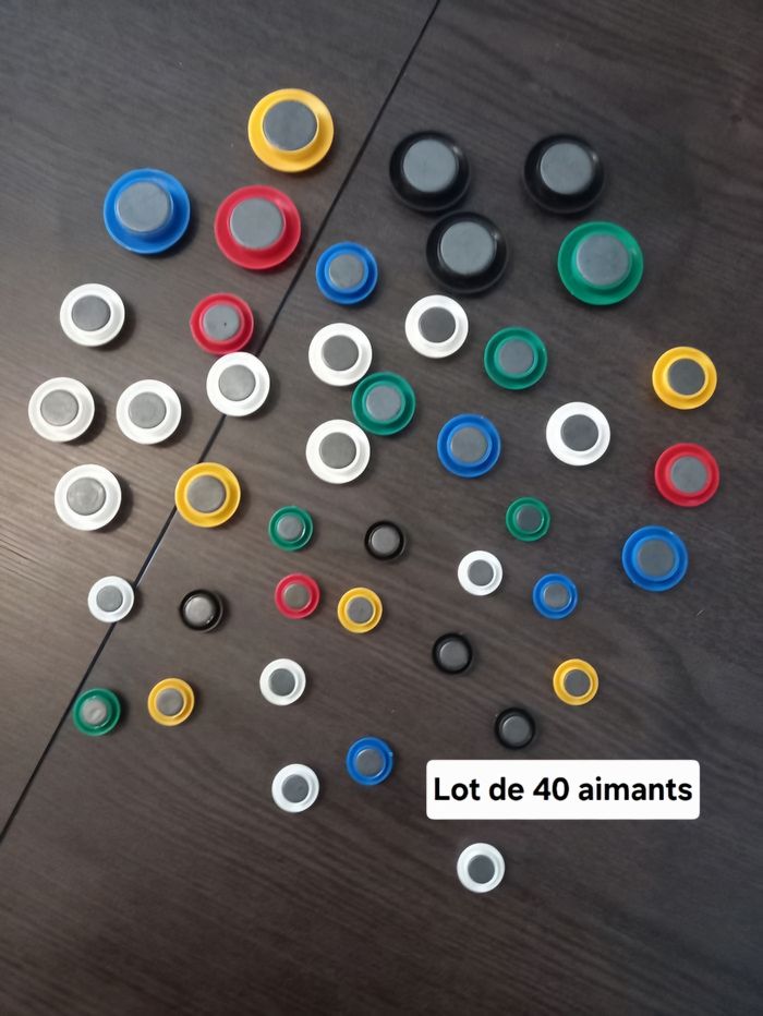 Lot de 40 aimants - photo numéro 3