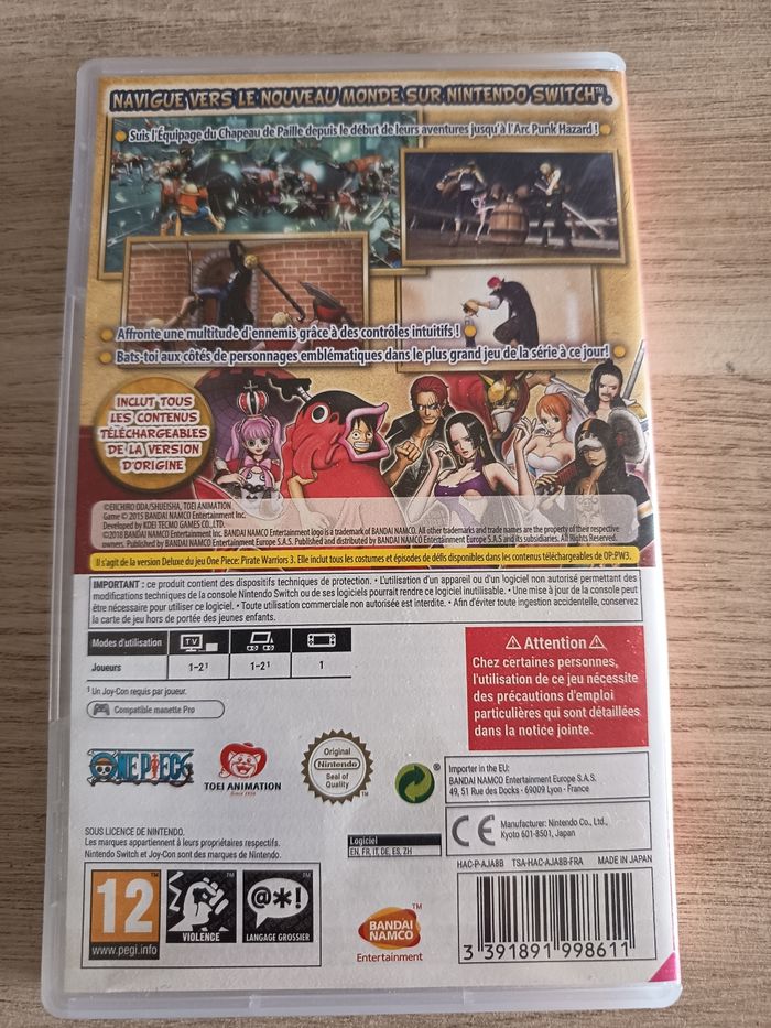 Nintendo Switch One Piece pirate warriors 3 - photo numéro 2