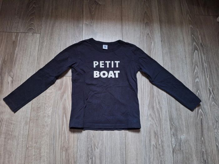 Tee shirt manches longues petit bateau 8 ans - photo numéro 2