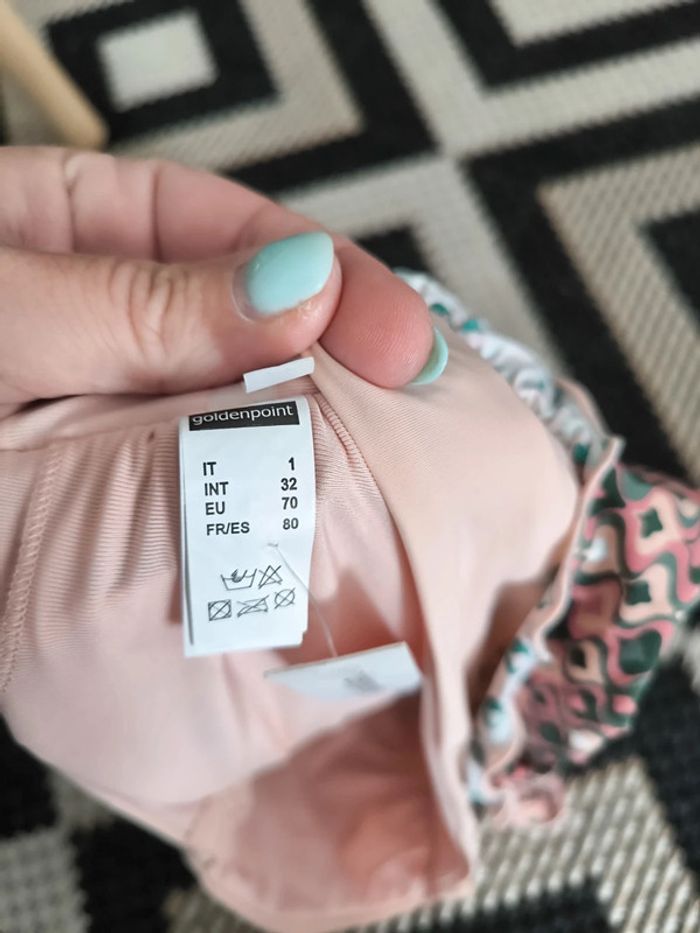 Haut de maillot de bain goldenpoint taille 80 neuf - photo numéro 3