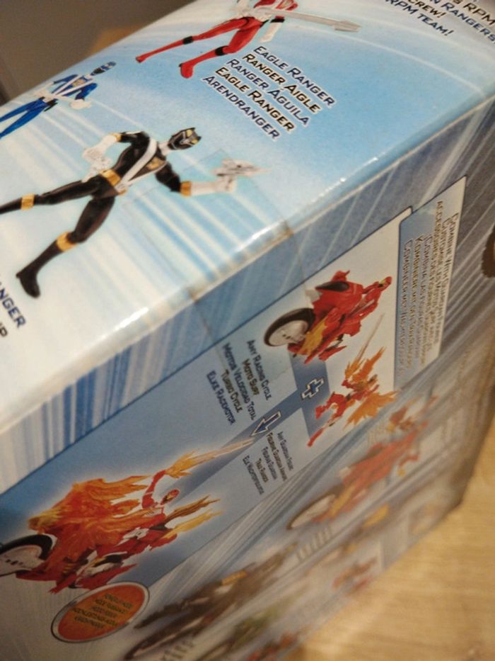 Moto ranger lion , bleu, Power rangers RPM blue bandai - photo numéro 4