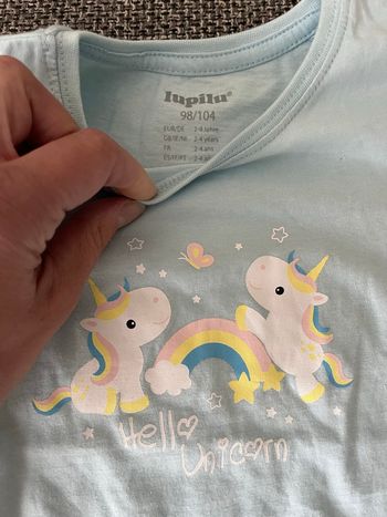 Pyjama été licorne