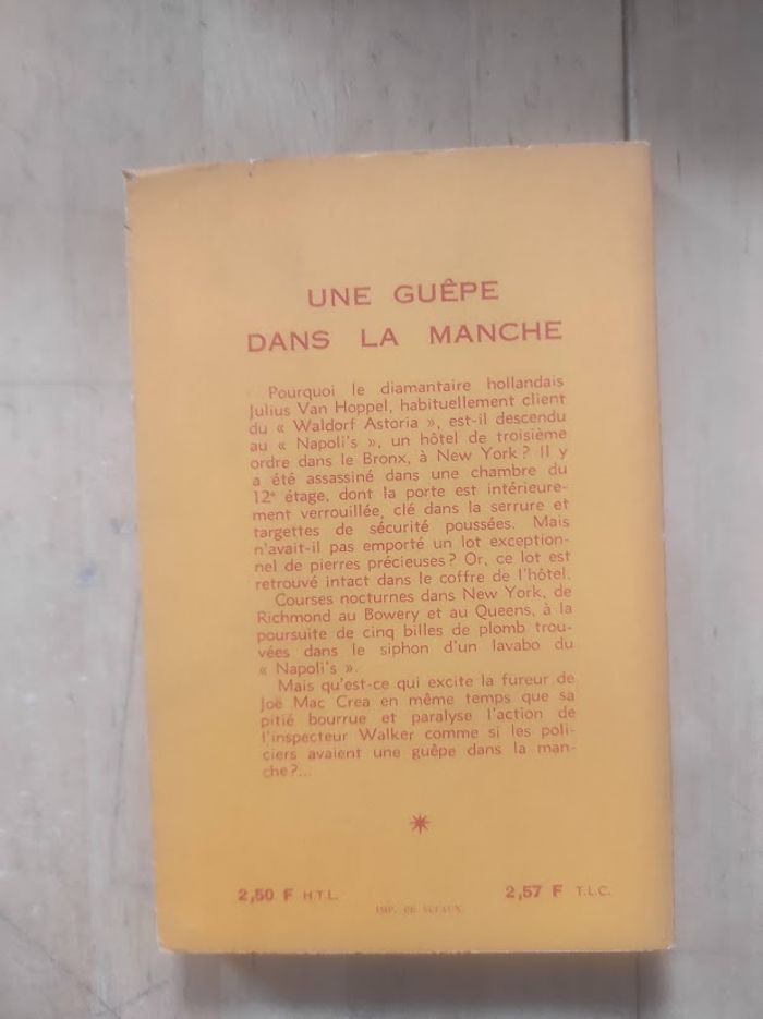 Une guêpe dans la manche Philippe Verteuil Le Masque 887 1965 - photo numéro 3