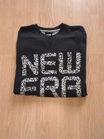 Sweat New Era noir homme taille S