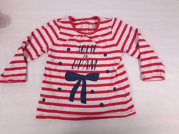 Tee shirt manches longues, DPAM, 18 mois