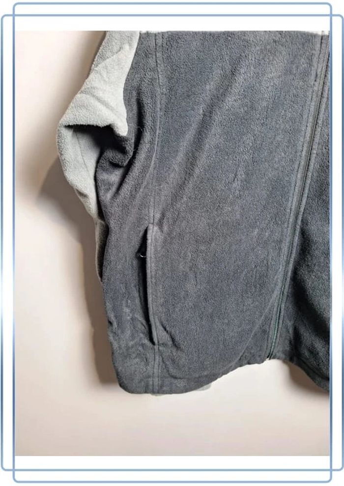 veste Polaire Columbia  grise et noir homme / taille 2XL / brodé - photo numéro 6