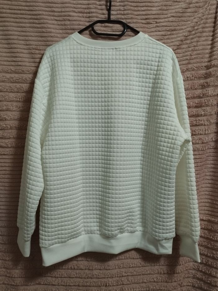 Pull blanc - photo numéro 3