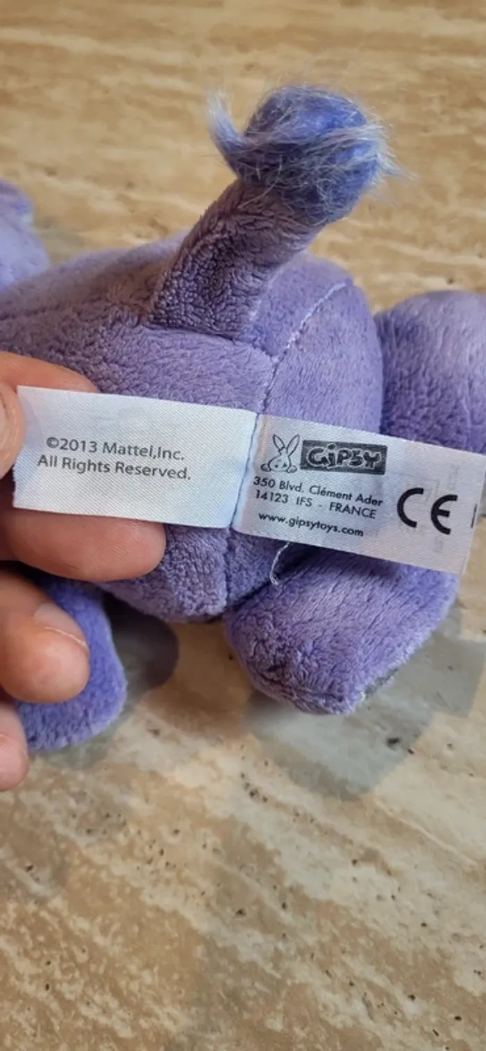 Peluche monster high éléphant violet – rare & collection - Très bon état - photo numéro 6