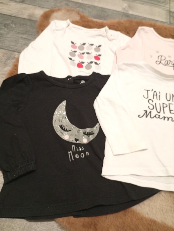 Lot de 6 pulls 6 mois fille - photo numéro 2