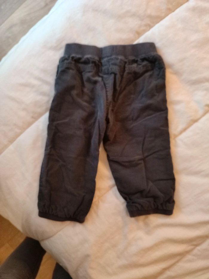 Pantalon velours gris - photo numéro 2