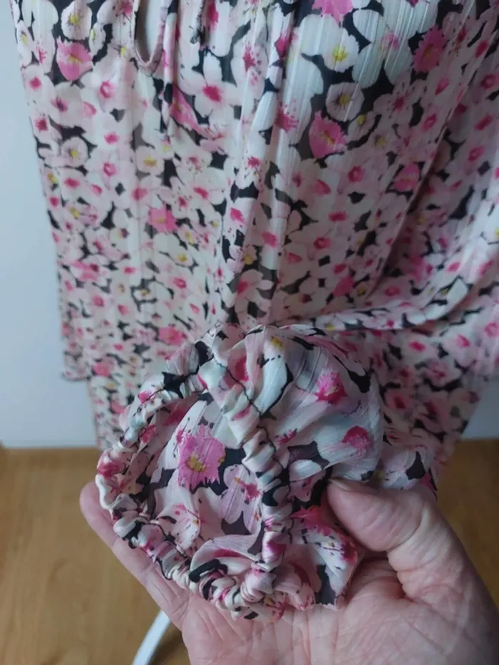 Blouse en voile légèrement satinée - photo numéro 5