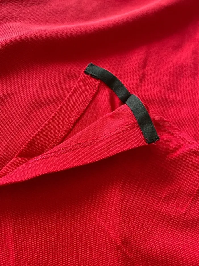 Polos rouge mixte manches courtes XL - photo numéro 3