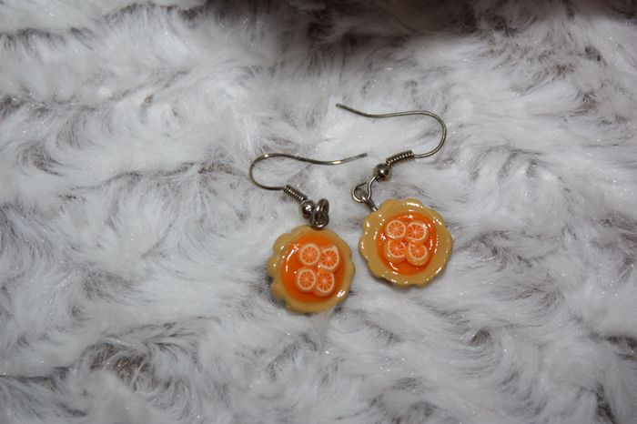 Boucle oreille pendante bonbon sucrerie - photo numéro 2