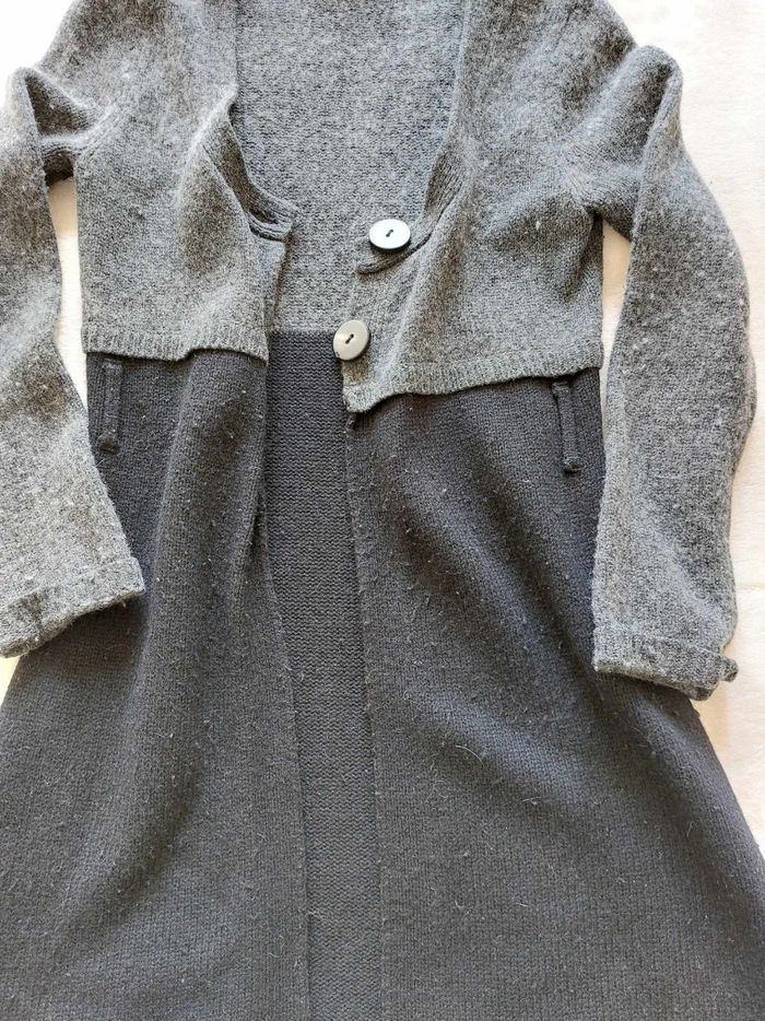 Gilet long original manches longues taille 36 - photo numéro 5