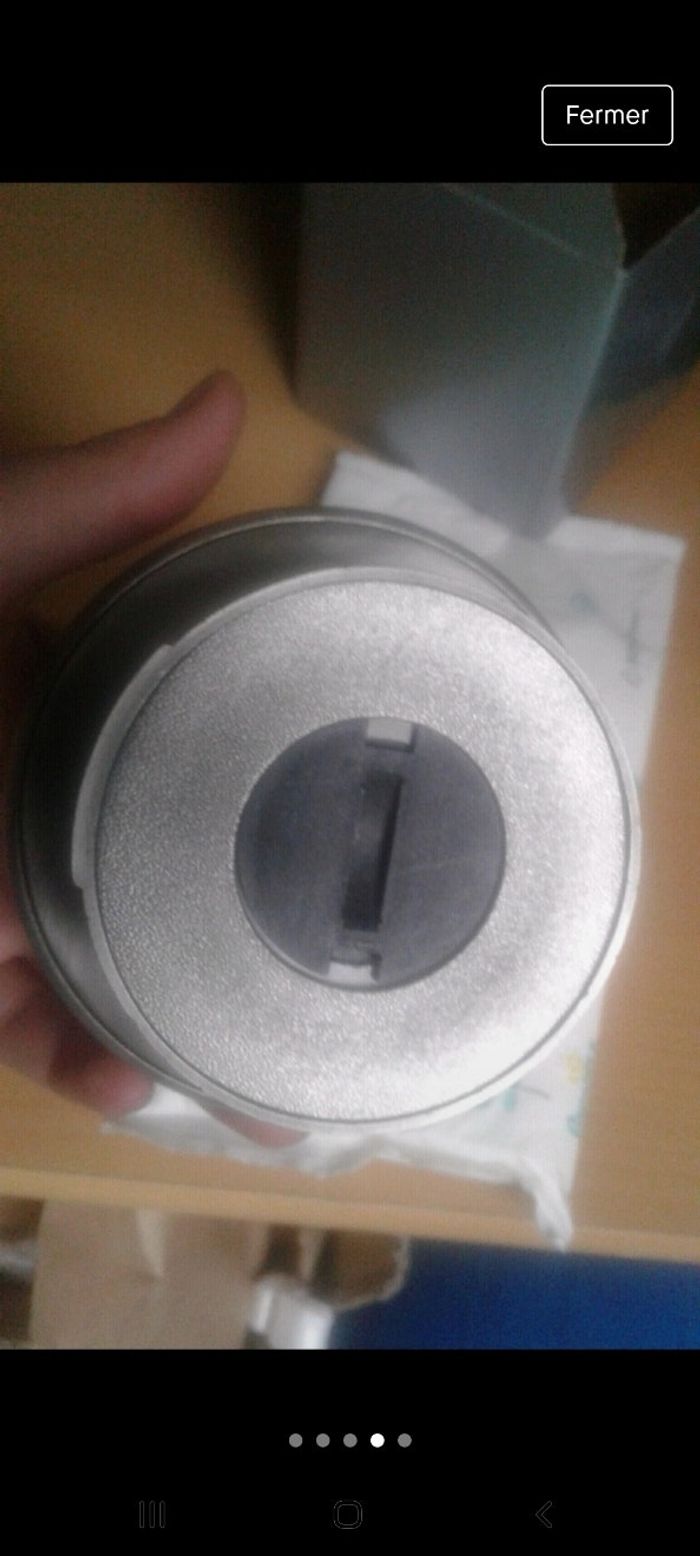 Tirelire champignon argenté fer blanc métal de qualité - photo numéro 3