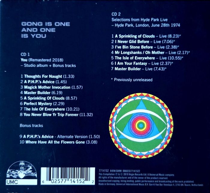 Lot de 3 Double CD GONG - photo numéro 5