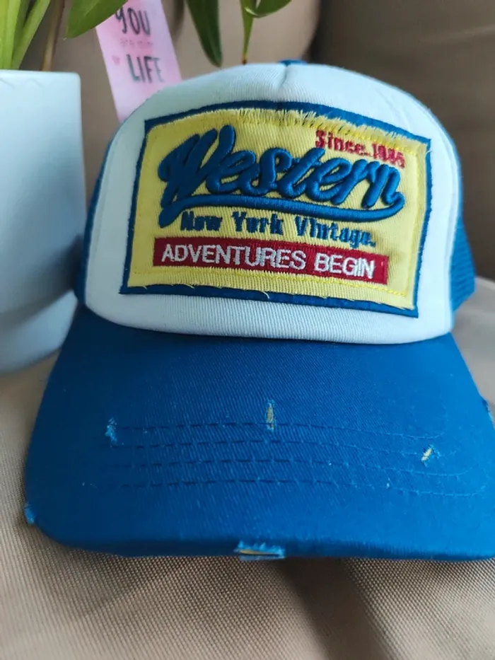 Casquette Trucker Western bleue - photo numéro 3