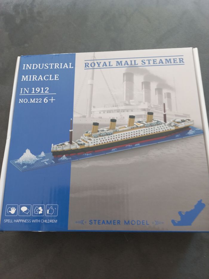 Construction bateau titanic bricks mini blocks briques 1850 pieces