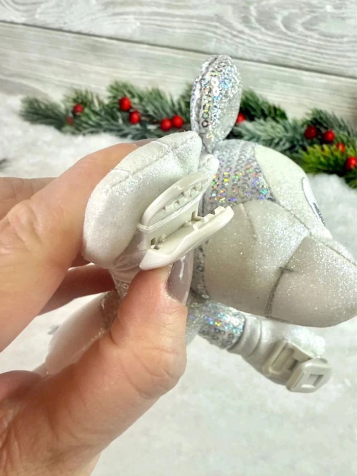Peluche d’épaule Disney Mickey Sequin argent 20th anniversary Tokyo Disneyland - photo numéro 9