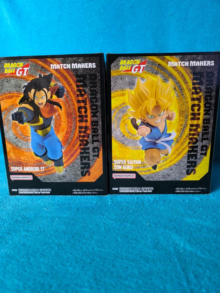 Lot figurines Dragon Ball GT - Duo Match Makers - Super Android 17 & Son Goku Super Saiyan - photo numéro 3