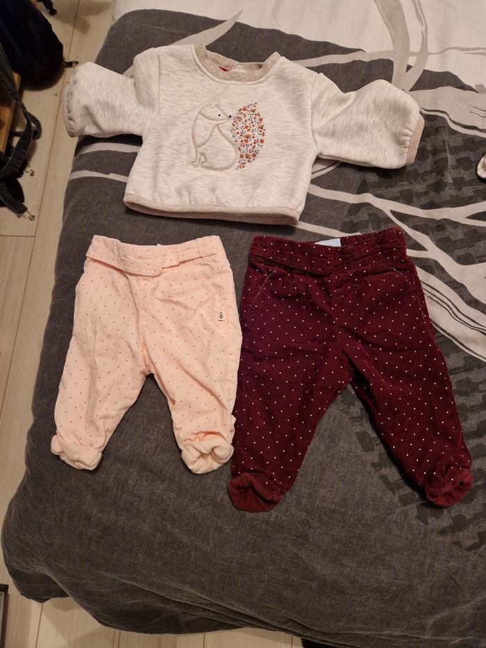 Lot vêtements bébé fille 3 mois 15 pièces
