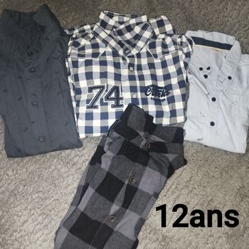 Lots chemise manches longues