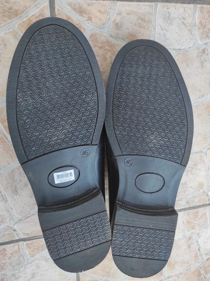 Mocassins cuir homme tex - photo numéro 2