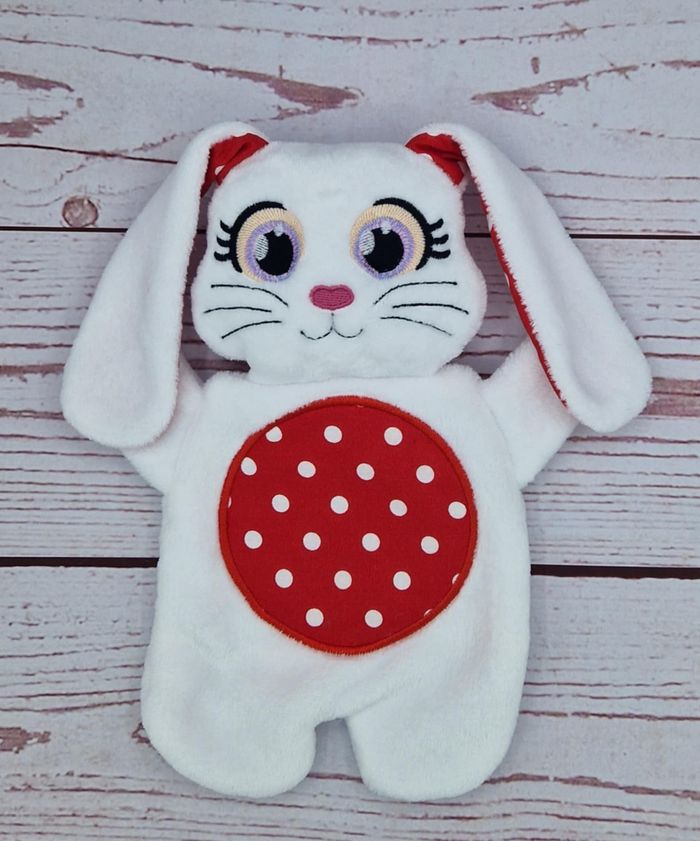 Joli doudou plat Lapin - photo numéro 2