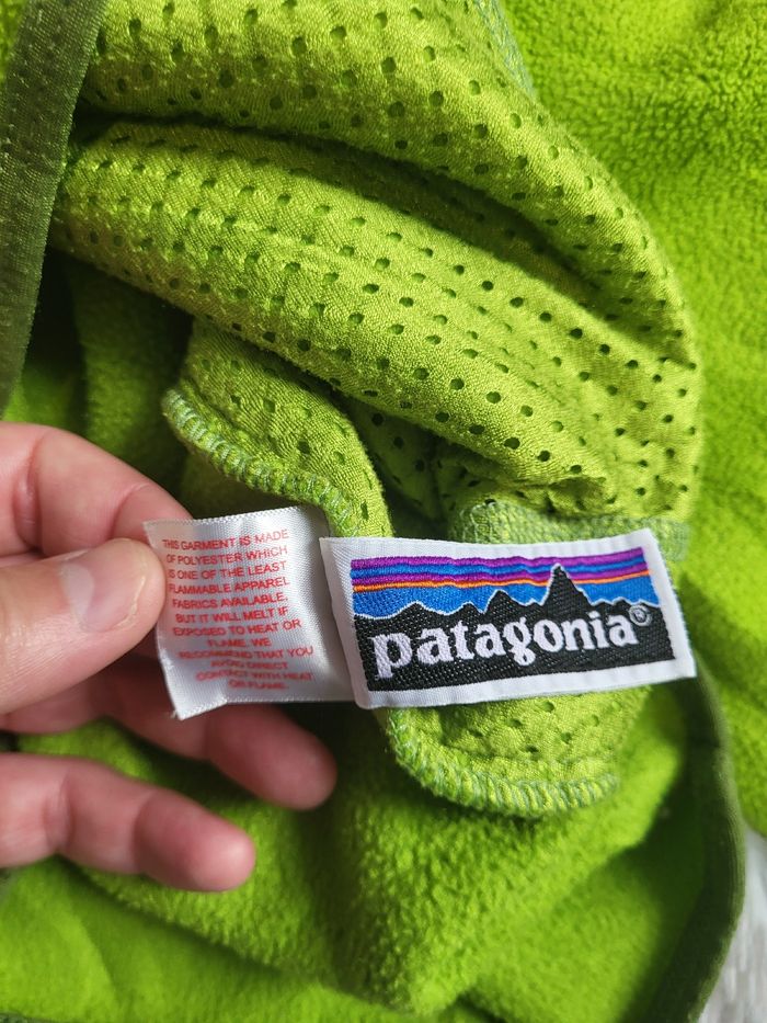 🧥💚 Pull polaire Patagonia Synchilla – Vintage 90s/2000s – Vert Lime/Leaf Green - Taille M 💚🧥 - photo numéro 6