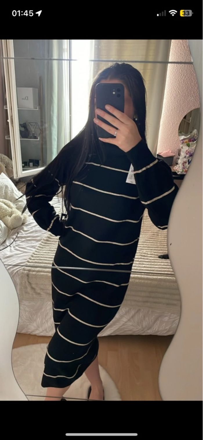 Robe pull rayé - photo numéro 2