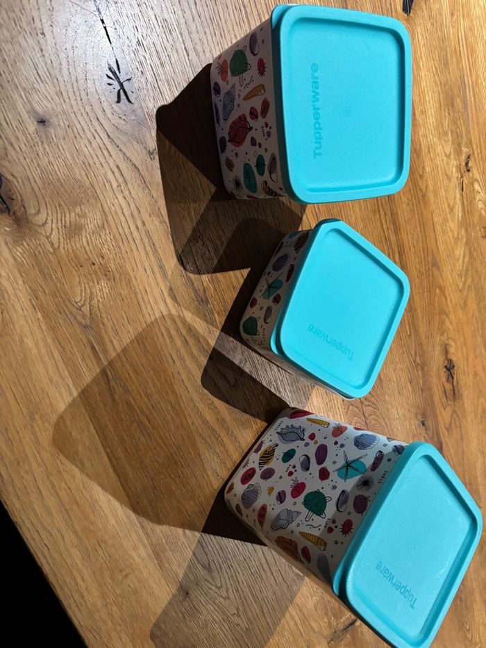 3 boites copacabana Tupperware neuve