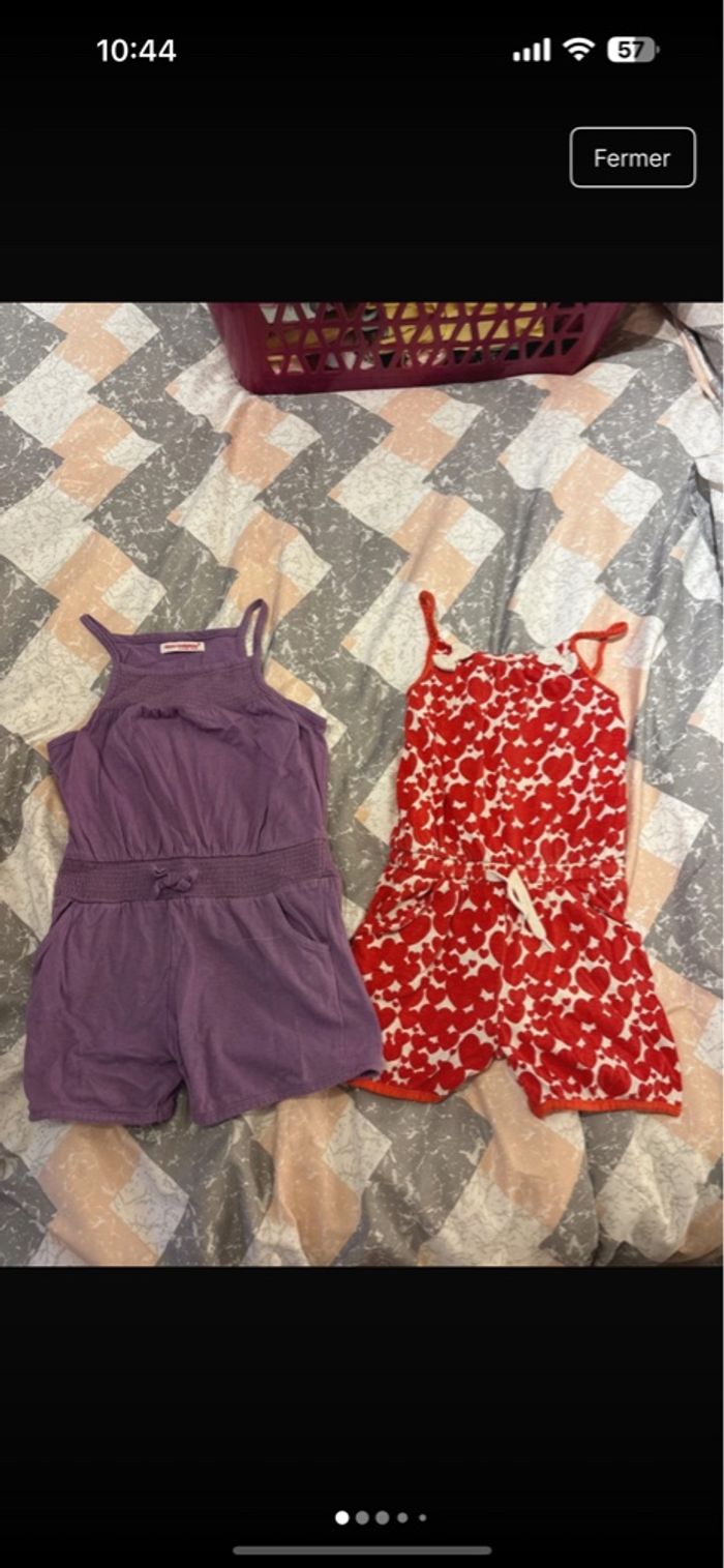 Lot de deux combishort