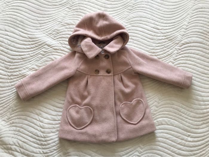 Manteau chaud fille rose C&A