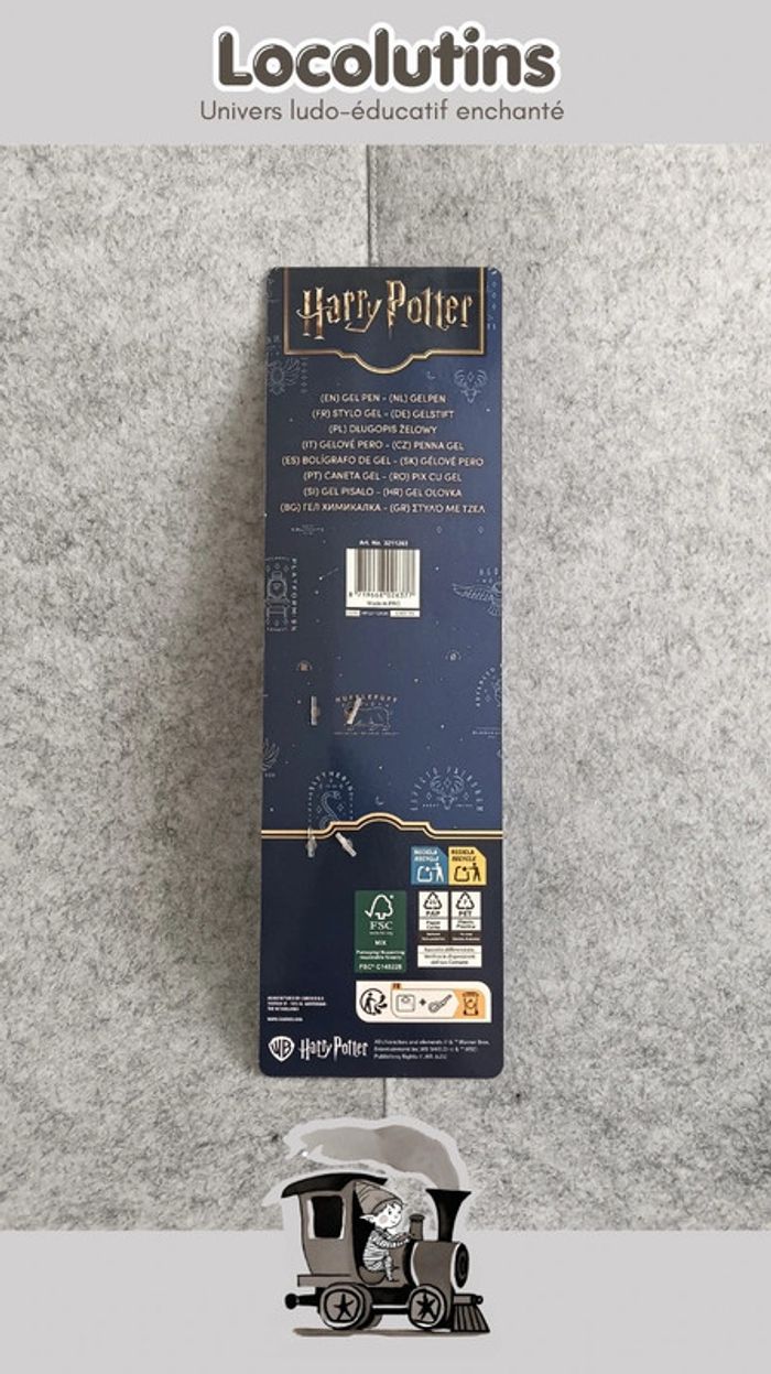 🚂 Stylo gel Harry Potter – Plume dorée Serdaigle - photo numéro 5